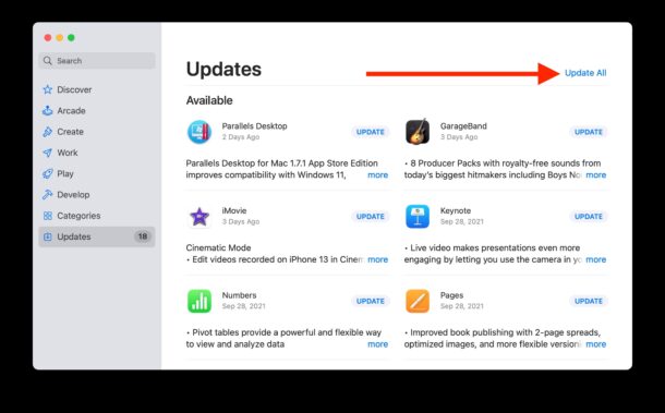 How to update apps on Mac App Store