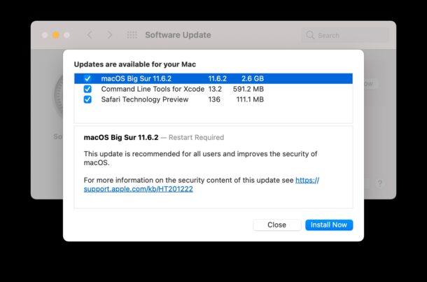 macOS Big Sur 11.6.2 Download