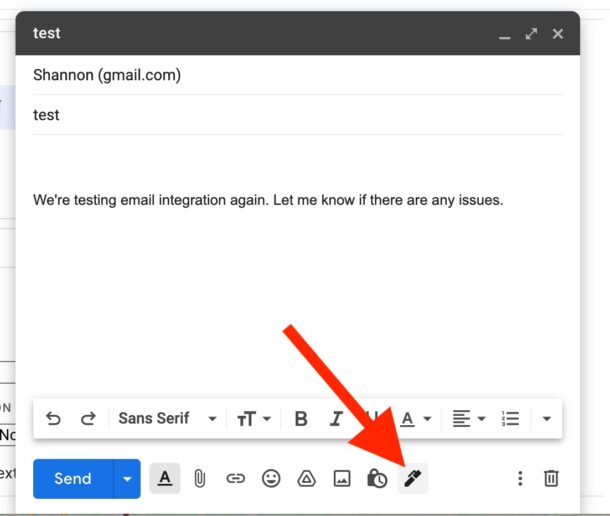 Insert an email signature in Gmail