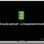 Enable Low Power Mode on Mac Laptop from the command line
