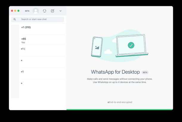 Using WhatsApp on computer without phone connected
