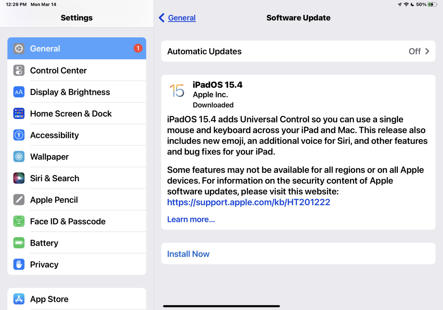 iPadOS 15.4 Update Released with Universal Control, Download Now