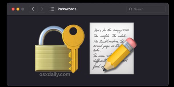 Add Notes to iCloud Keychain on Mac