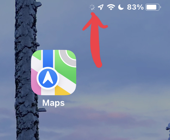 Fix the spinning loading wheel icon on iPhone or iPad