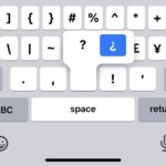 How to Type the inverted question mark on iPhone or iPad