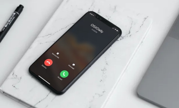 Make incoming iPhone calls full screen