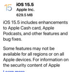 iOS 15.5 update
