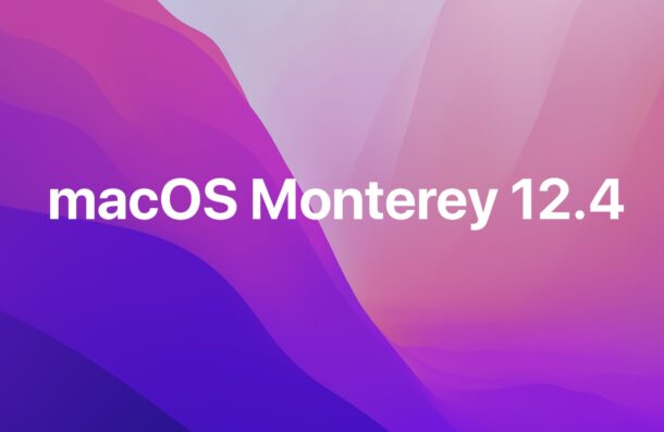 MacOS Monterey 12.4