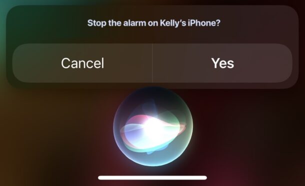 Stop a family members alarm on their iPhone