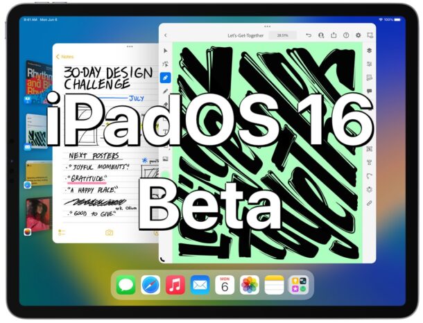 iPadOS 16 beta