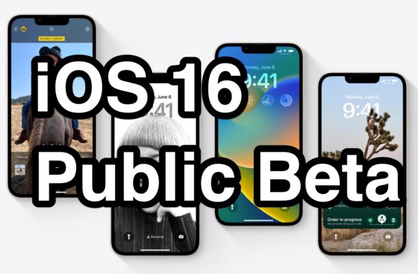 iOS 16 public beta