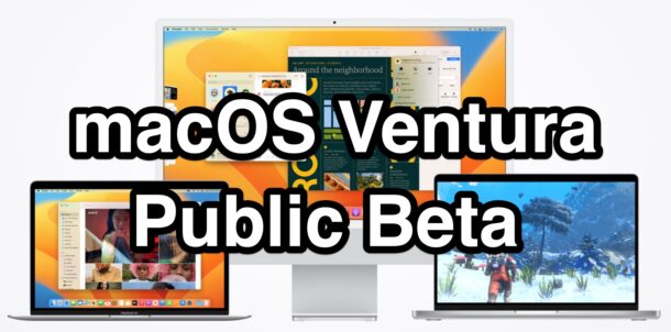 MacOS Ventura public beta