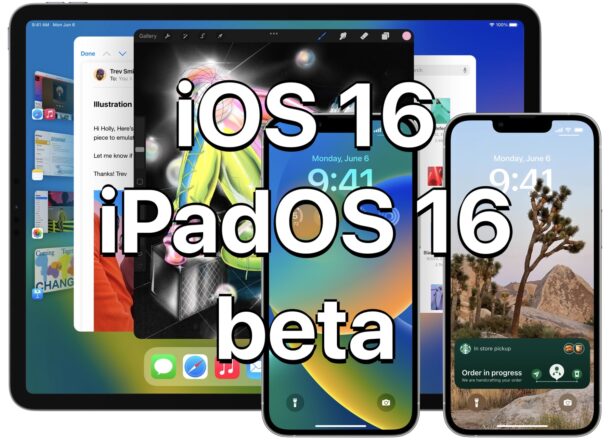 iOS 16 public beta and iPadOS 16 public beta