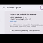 MacOS Monterey 12.5.1 update