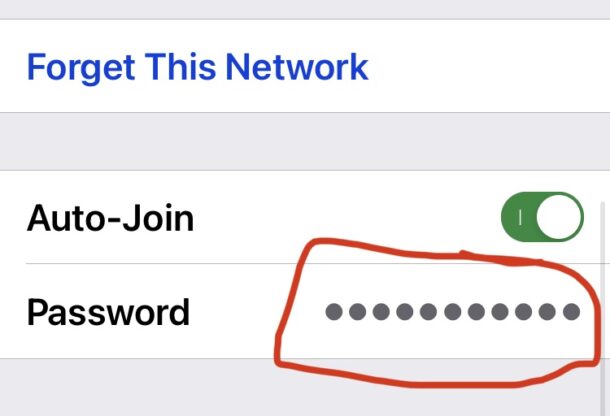 Find Wi-Fi Password on iPhone or iPad