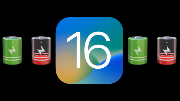 Battery life iOS 16