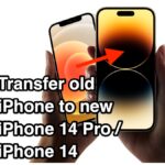 Transfer old iPhone to new iPhone 14 Pro