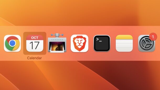 Command Tab app switcher on Mac