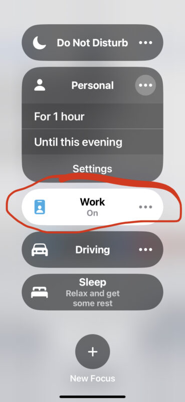 How to disable Focus Mode on iPhone