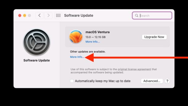 Get macOS Updates without installing or upgrading to macOS Ventura