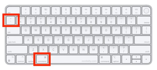 Switching between different windows in the same app on Mac with a keyboard shortcut