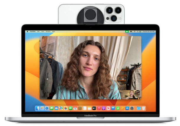 Use the iPhone camera for FaceTime on Mac