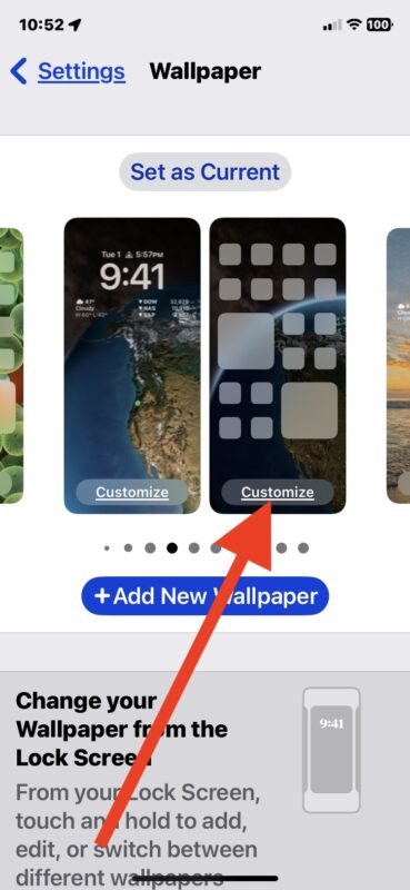 How to Set Different Wallpaper for Home Screen & Lock Screen on iOS 16 |  OSXDaily