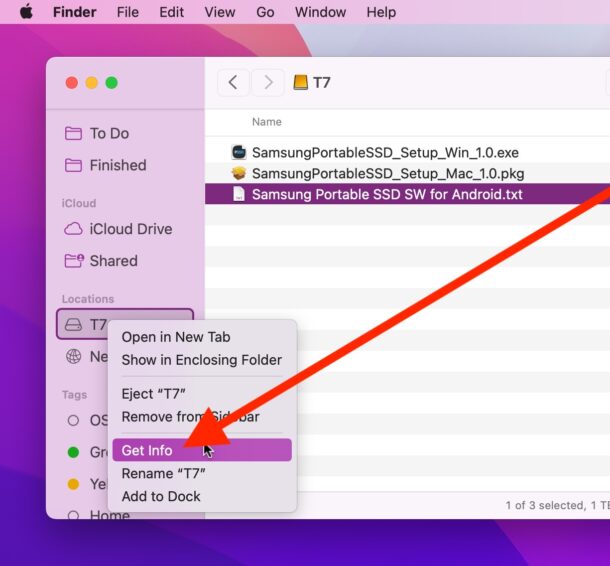 How to determine file system of USB drive on Mac