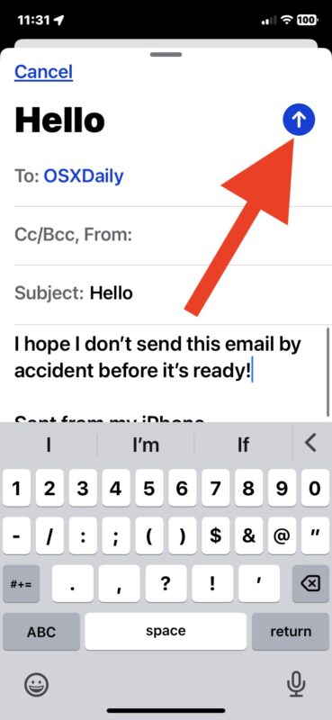How to undo send on Mail for iPhone and iPad