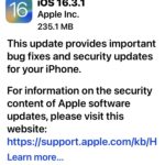 iOS 16.3.1 update download