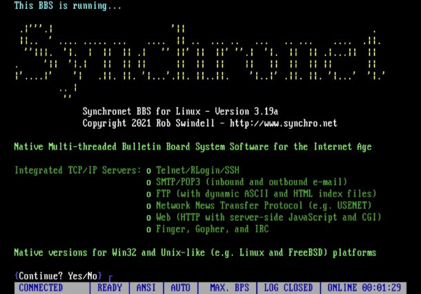 BBS connected with MuffinTerm