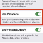 Enable authentication to view Hidden photos album on iPhone or iPad
