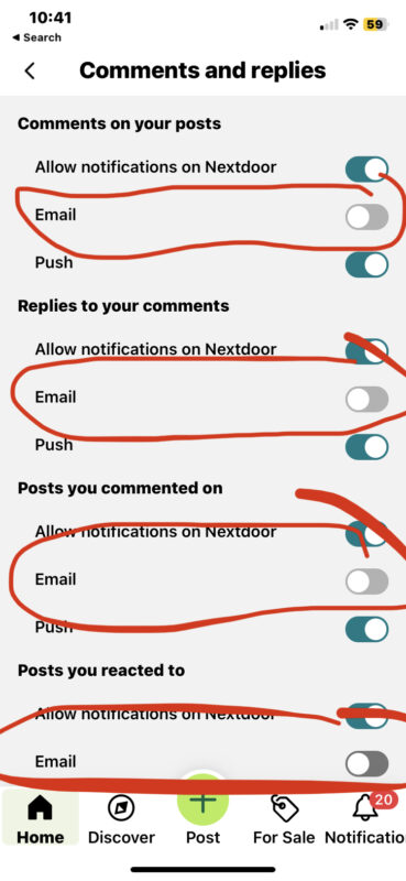How to stop getting emails from Nextdoor