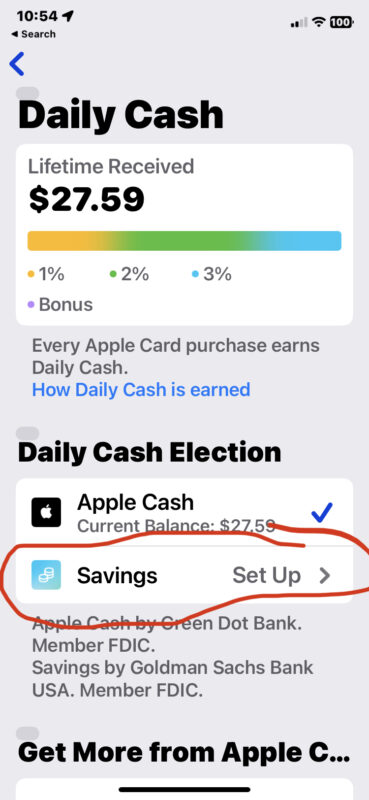 How to Setup Apple Savings Account on iPhone