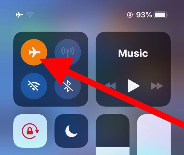 How to enable or disable AirPlane mode on iPhone