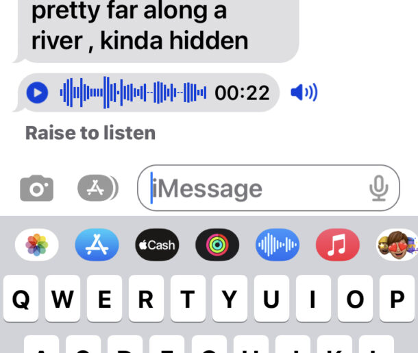 using Voice Messages on iPhone