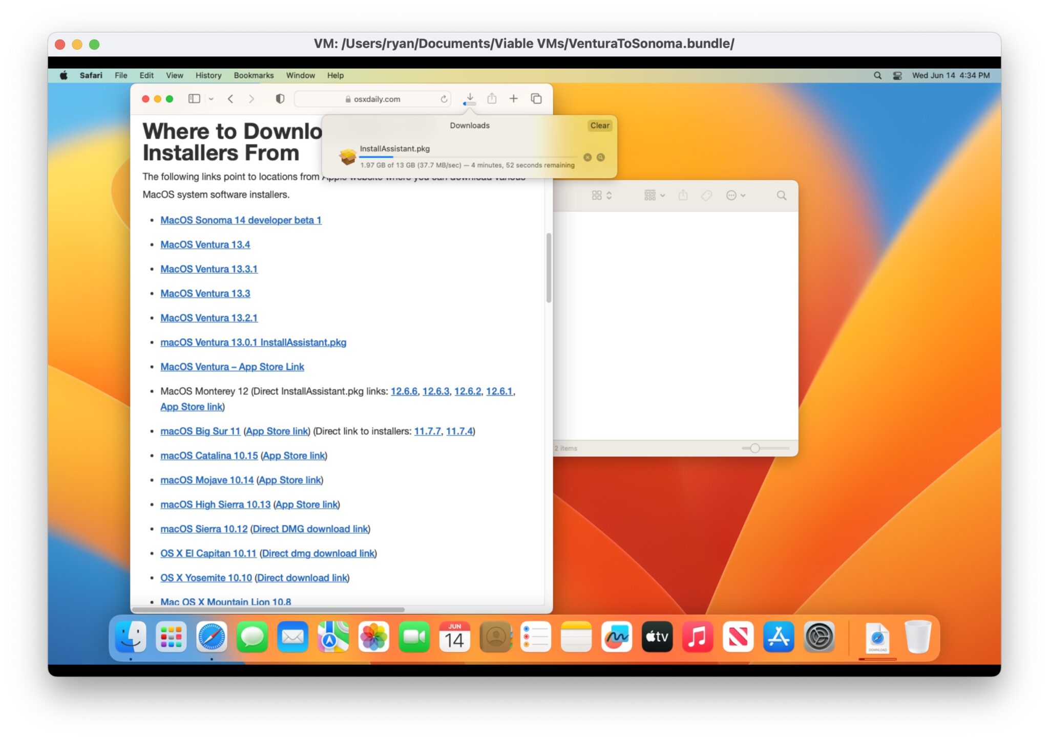 How to Upgrade to MacOS Sonoma Beta in a Virtual Machine - OS X Daily