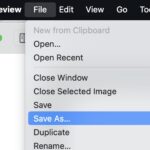 How to enable a Save As keyboard shortcut on Mac