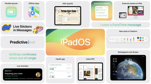 iPadOS 17 feature overview
