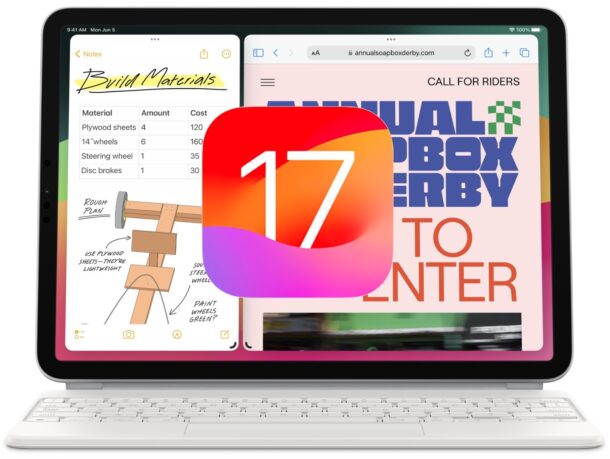 iPadOS 17 is available to download and install now for iPad