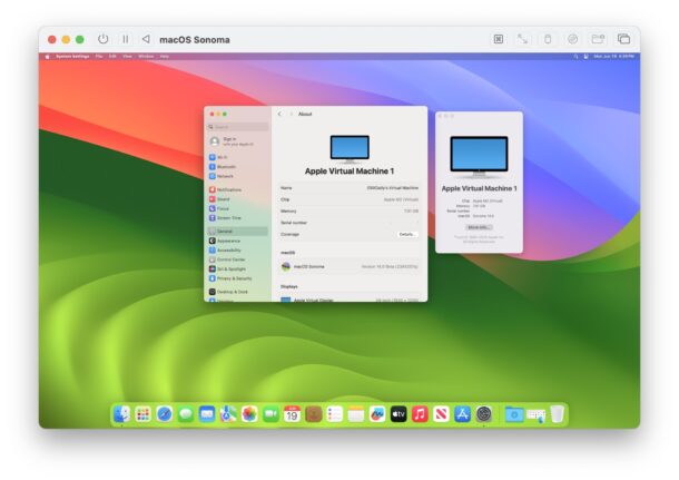 MacOS Sonoma beta in a virtual machine with UTM
