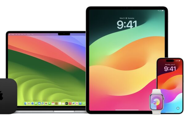 New release candidate builds for the latest iOS 17, macOS Sonoma 14, and iPadOS 17 versions