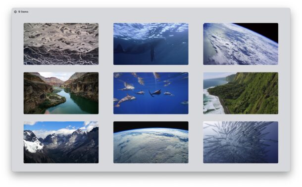 Aerial moving wallpapers and screensavers in MacOS