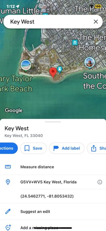 How to drop a pin in Google Maps 