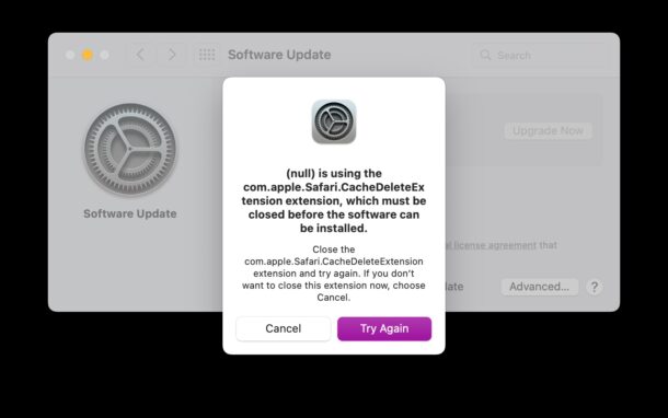 Troubleshooting nonsensical error messages in Software Update on the Mac