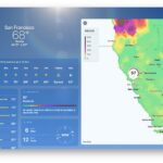 See the AQI map on Weather app for Mac, iPhone, and iPad