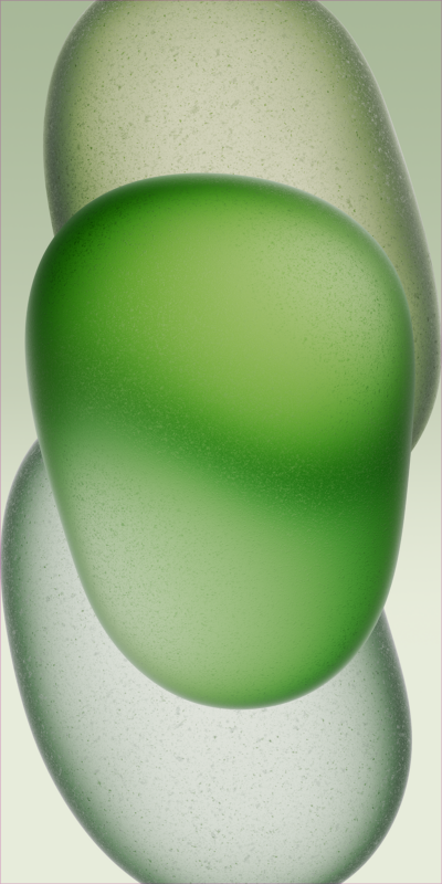 iPhone 15 default wallpaper green