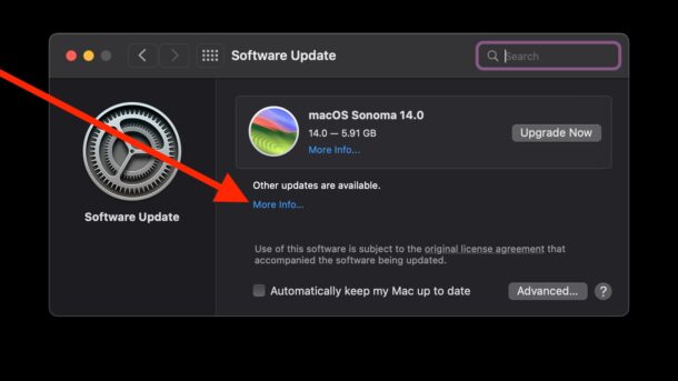 Comment installer les mises à jour de macOS Monterey sans installer macOS Sonoma