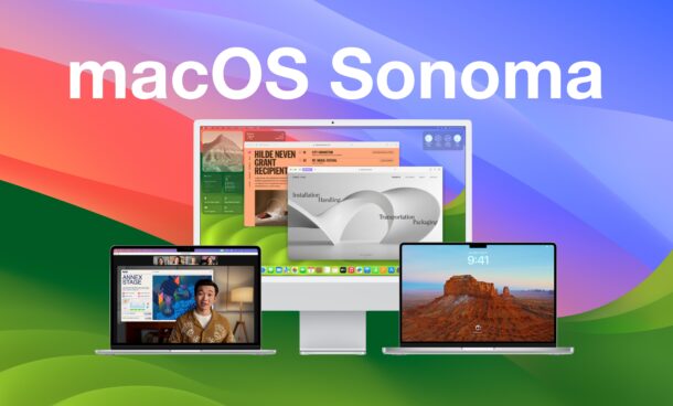 MacOS Sonoma is available to download and install now