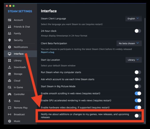How to disable Steam Pop-up ads
